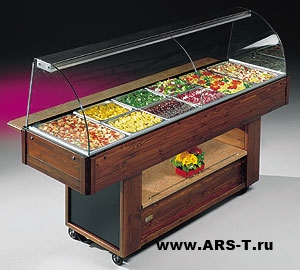 Салат-бар охлаждаемый A1SGLASS/S Glass 2055
